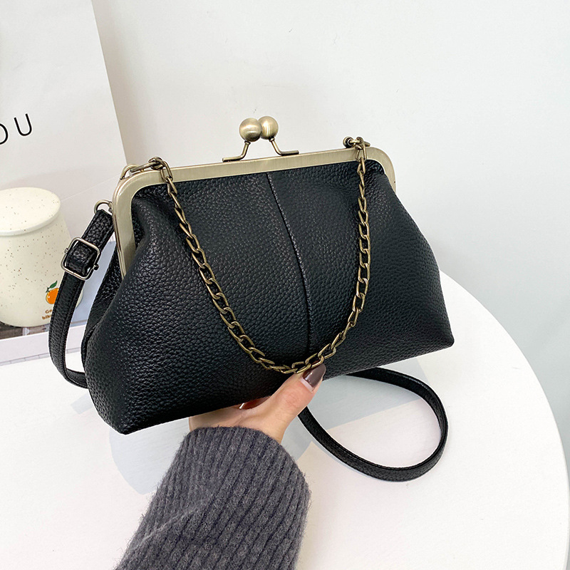 Women Bags Chanel - 여성용 빈티지 숄더백, 소형 체인 크로스바디