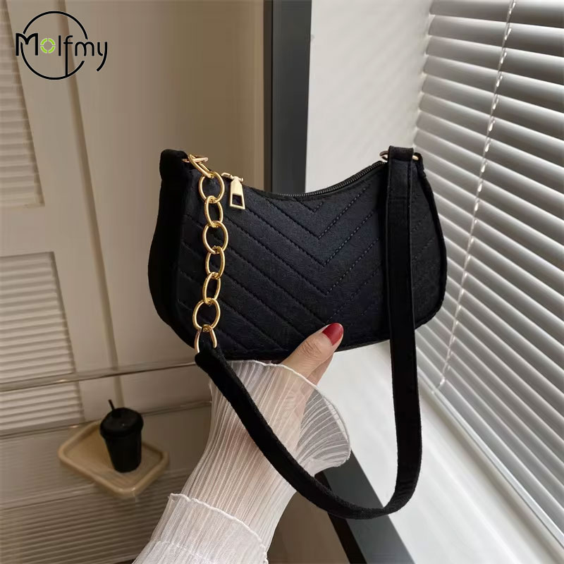 Women Bags Chanel - 여성을위한 미니 어깨 가방 패션 펠트