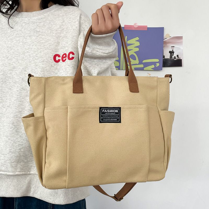 여성용 대형 캔버스 토트백, 미니멀리스트 워크백 - 넓 - Women'S Tote Bags For Work 리뷰 및 가격