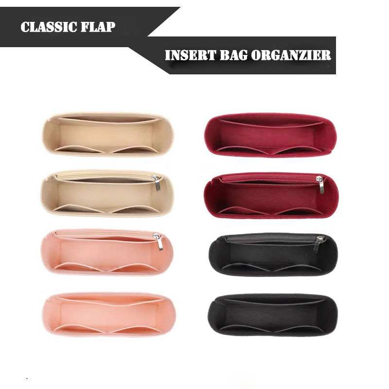클래식 플랩 삽입 주최자 펠트 소재 여성 메이크업 가방 - Women Bags Chanel 리뷰 및 가격