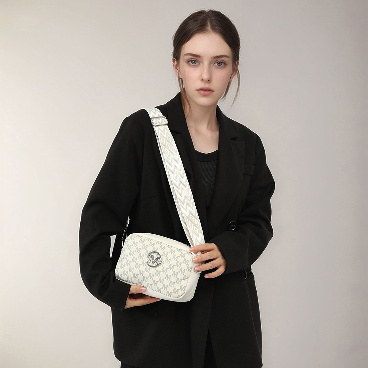 레트로 M 패턴 디자인 여성 크로스백, 스타일리시 여성 - Women'S Bags At M&S 리뷰 및 가격
