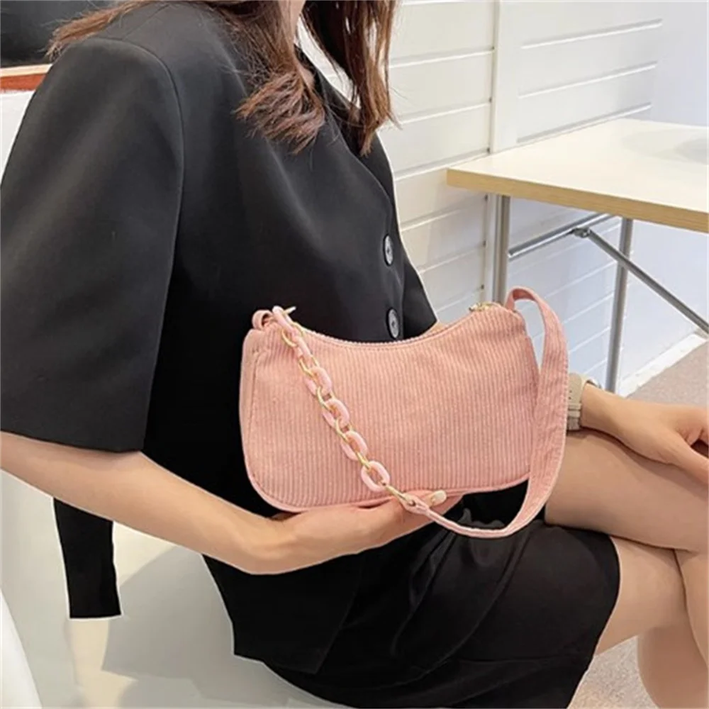 2024 미니 패션 여성 숄더 백 솔리드 컬러 레트로  - Women Bags Chanel 리뷰 및 가격
