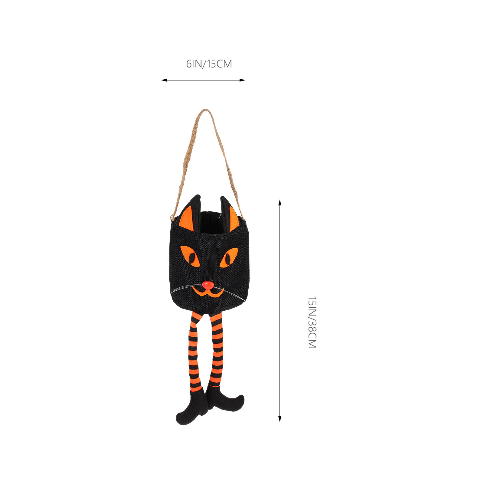 어린이 할로윈 사탕 가방 고양이 디자인 휴대용 천 사탕 - Basket Bag Wicker 리뷰 및 가격