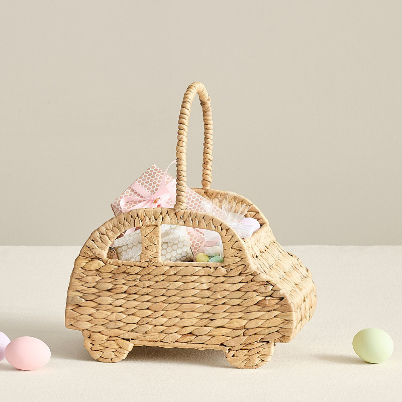 손으로 짠 조롱박 풀 보관 바구니 귀여운 자동차 장난감 - Basket Bag Wicker 리뷰 및 가격