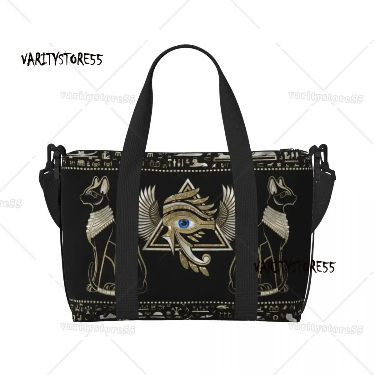 사용자 정의 이집트 고양이와 호루스의 눈 토트 백 여성 - Women Bags Egypt 리뷰 및 가격