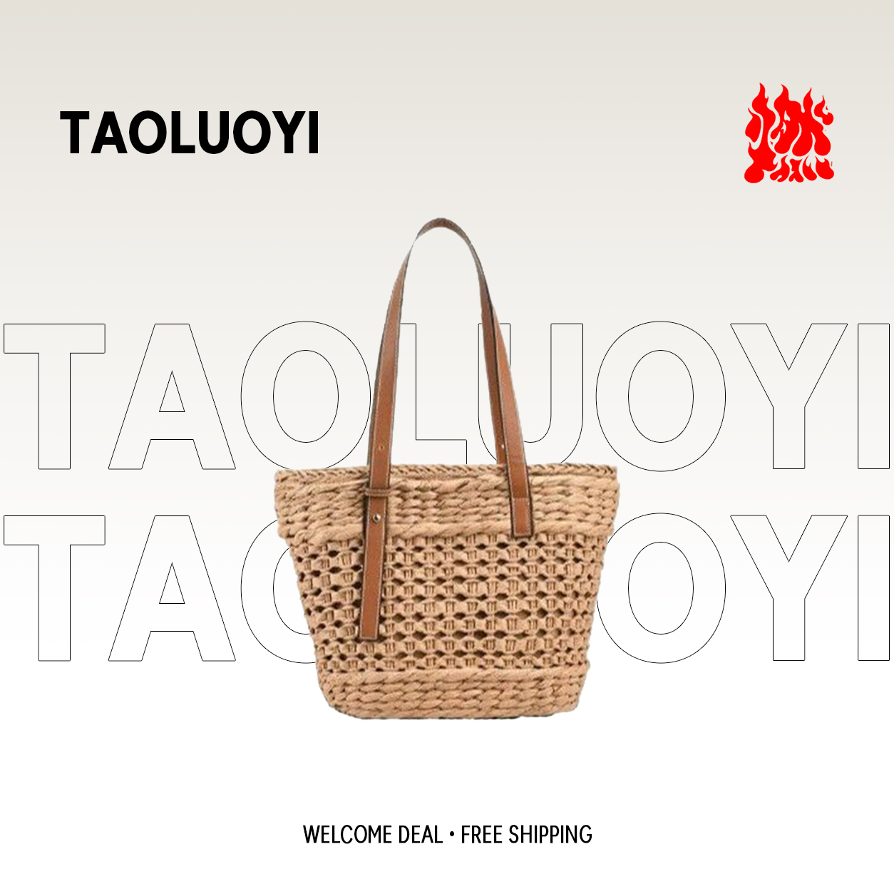 디자이너 캐주얼 라탄 위커 토트백 대용량 여성용 여름  - Basket Bag Wicker 리뷰 및 가격