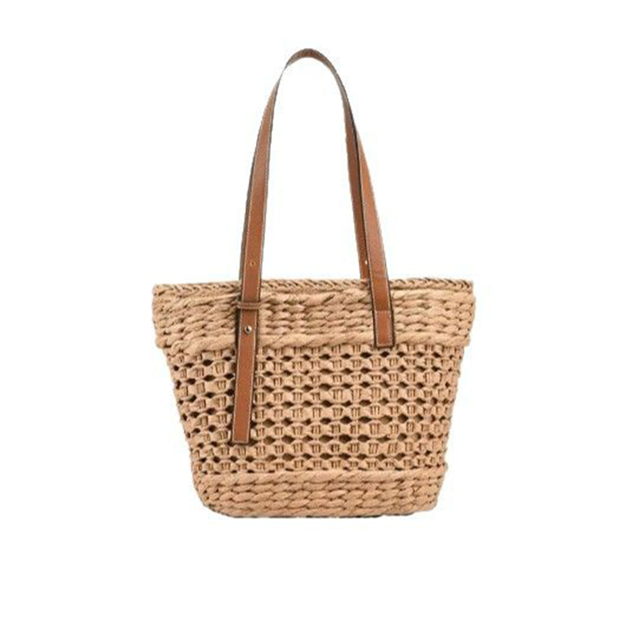 디자이너 캐주얼 라탄 위커 토트백 대용량 여성용 여름  - Basket Bag Wicker 리뷰 및 가격