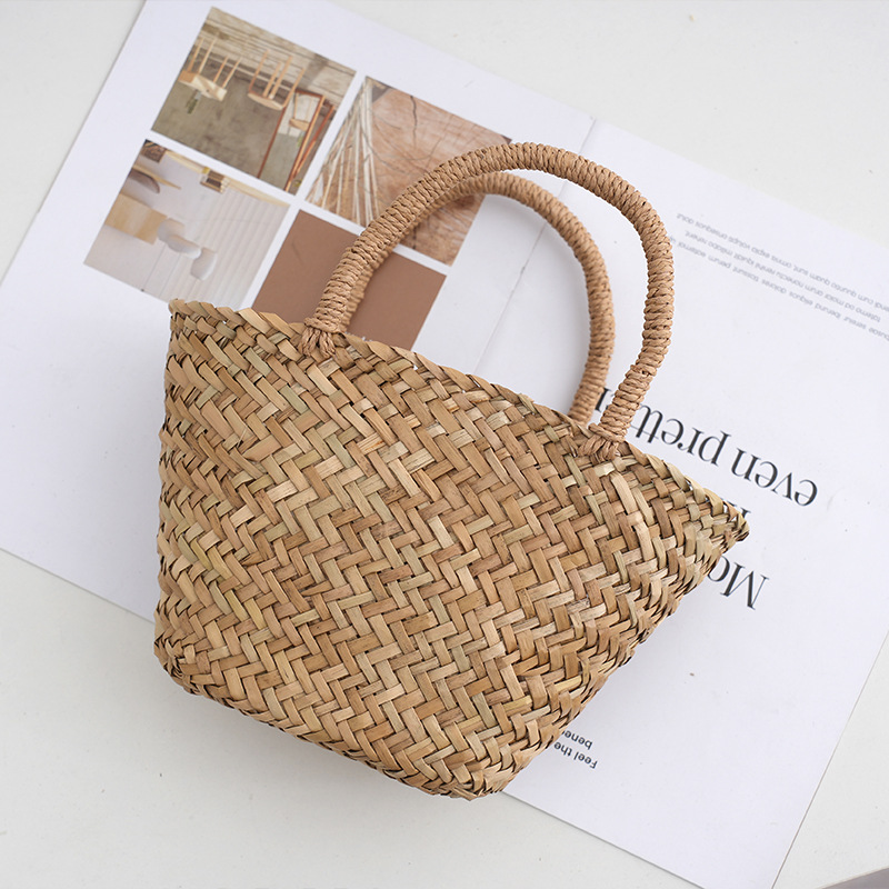 여성용 수제 위커 등나무 가방, 보헤미안 미니 바구니  - Basket Bag Wicker 리뷰 및 가격